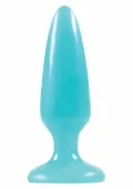 pleasure plug small - ergonomiczny korek intymny tpe, rozmiar s, żołty