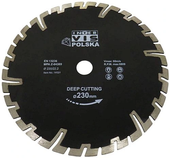 INTER-VIS 230mm x 22.2mm TARCZA DO BETONU GŁĘBOKIE CIĘCIE