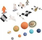 Zestaw kosmiczny Figurki 19pcs Astronauta Układ planet