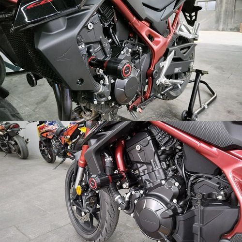 Crash pady Modeer do Honda CB750 Hornet 2022-2023 czarne ochraniacze ramy na Arena.pl