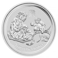 Lunar II: Rok Małpy 1 uncja Srebra 2016