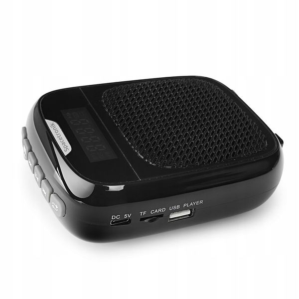 Przewodowy Wzmacniacz Głosu Megafon Mikrofon z Radiem USB micro SD SP-VA11 zdjęcie 7