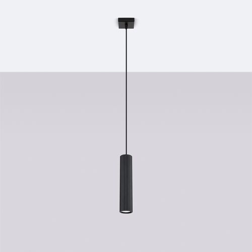 Lampa wisząca KARBON 1 czarny na Arena.pl