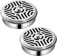 Uchwyt na Cewki Komarów ZAYMDO Stal Nierdzewna Zestaw 2szt Srebrny