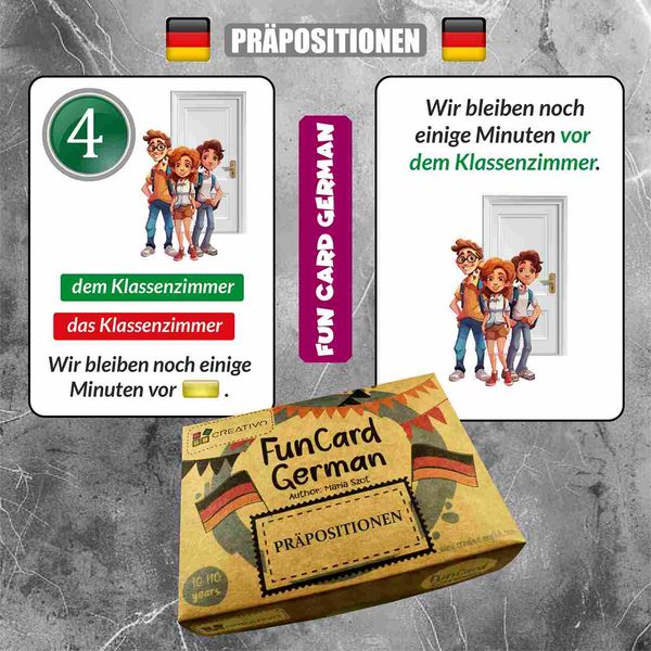 Fun Card German. Präpositionen zdjęcie 3