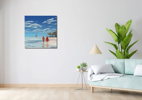 Obraz 70x70cm Spokój w Piaskach na Arena.pl