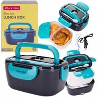 ELEKTRYCZNY LUNCH BOX termos obiadowy do samochodu pracy KAMILLE 1,5 L