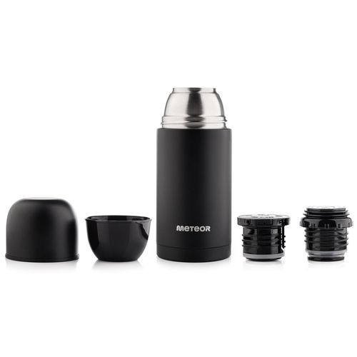 TERMOS BUTELKA TERMICZNA METEOR 750ml CZARNY na Arena.pl