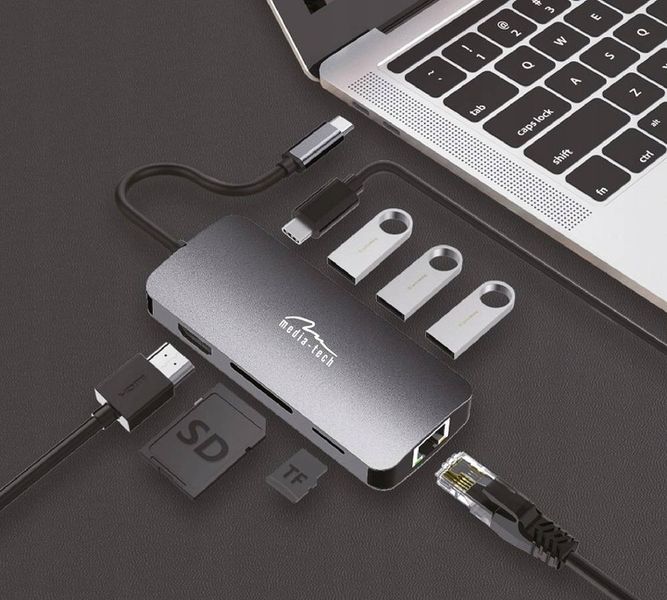 MT5044 8in1 HUB PRO koncentrator USB-C zdjęcie 5