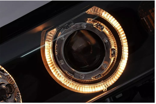 Nowe Lampy Reflektory Do BMW e39 OD 1995 DO 2003 SOCZEWKIK RINGI H7 ATEST na Arena.pl