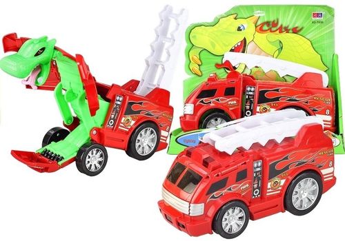 Auto Straż Transformacja Smok 2w1 Wóz Strażacki na Arena.pl