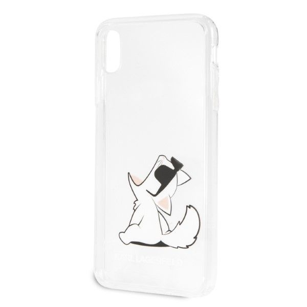 Etui Karl Lagerfeld do iPhone XS Max, Przezroczysty zdjęcie 3