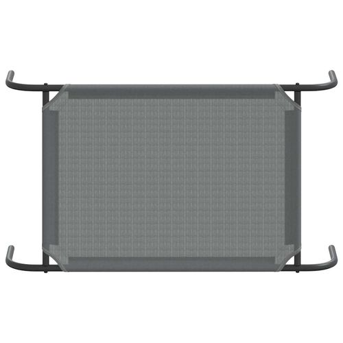 Podwyższone legowisko dla psa Szare Tekstylne i stalowe na Arena.pl