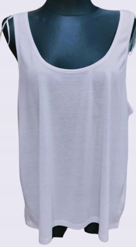 Bluzka TOP TANK gładka BIAŁA Infinity Woman BASICS r 44 ( 2XL ) na Arena.pl