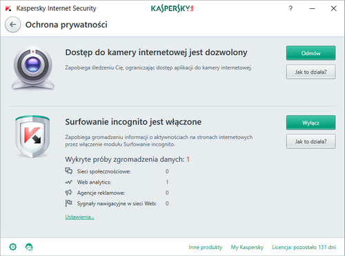 Kaspersky Internet Security 10 urządzeń / 2 lata na Arena.pl