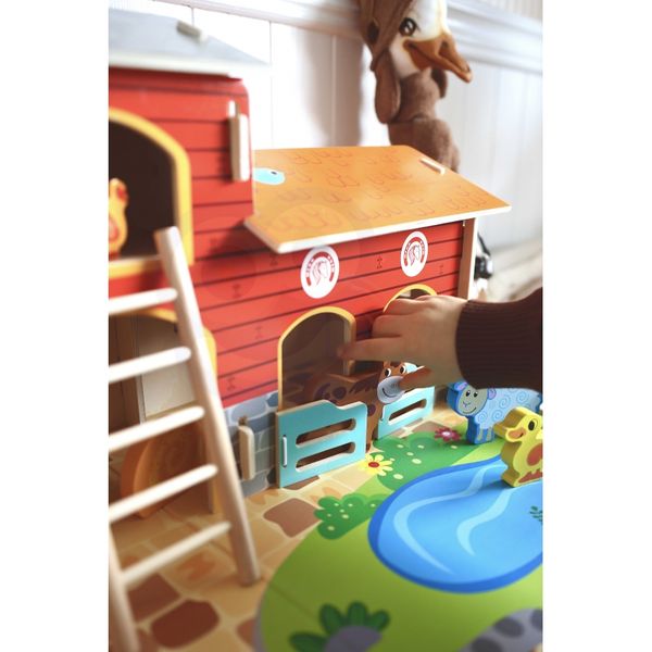 WOOPIE GREEN Mega Farma Figurki Zwierząt Stajnia Obora Kurnik 18 el. zdjęcie 11