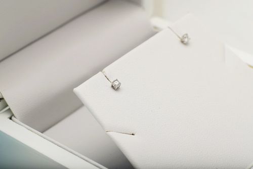 Emaga Złote kolczyki KXD2555 - Diament na Arena.pl