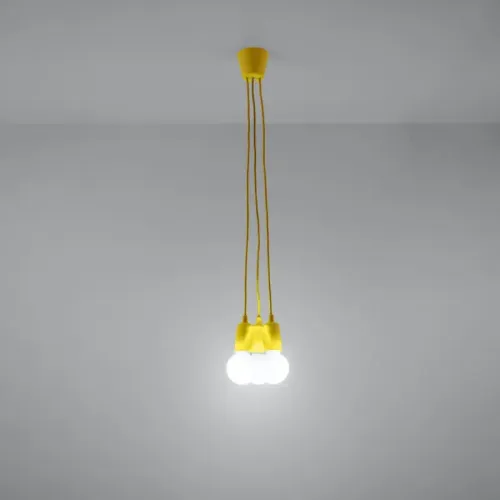 Lampa wisząca DIEGO 3 żółta na Arena.pl