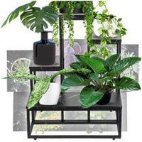 Kwietnik na 6 doniczek loftowy 68 cm Industry