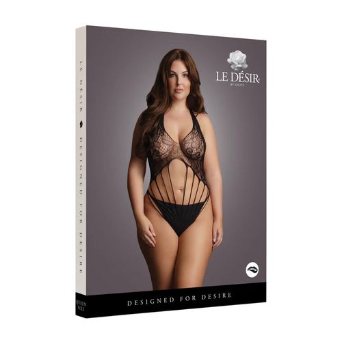 strappy lace teddy - plus size na Arena.pl