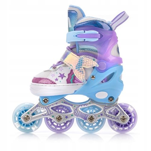 ROLKI 4w1 METEOR MERMAID XS 25-28 rolki łyżwy wrotki rolko-wrotki LED na Arena.pl