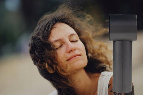 WENTYLATOR WIATRAK MINI WIATRACZEK RĘCZNY PODRÓŻNY PLAŻOWY PRZENOŚNY na Arena.pl