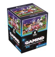 2X Puzzle 500 Cubes Sonic Classic dla fanów gier - kolorowa przygoda!