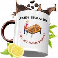 Kubek Bordowy Dla Stolarza Na Urodziny Prezent Z Nadrukiem Ze Zdjęciem