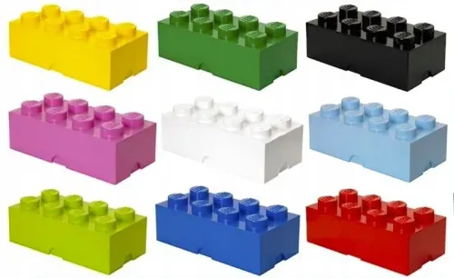 Pojemnik 8 żółty LEGO L-0002 na Arena.pl