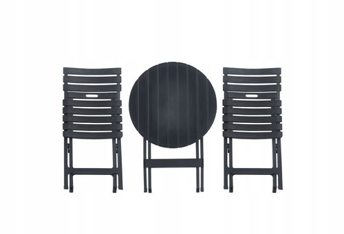 zestaw zs1-fx (stół + 2 krzesła) czarny na Arena.pl
