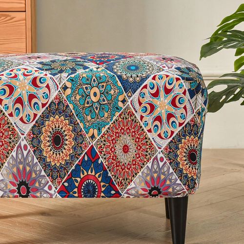 POKROWIEC NA PODNÓŻEK PUF ELASTYCZNY WZÓR RETRO na Arena.pl