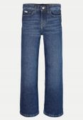 Calvin Klein Jeans Jeansy IG0IG02710 Granatowy Wide Leg 128CM