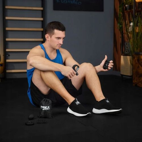 Zestaw 5x ściskacz do ćwiczeń rąk dłoni z regulacją opór 5-60kg Trex na Arena.pl