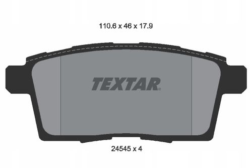 TEXTAR KLOCKI HAMULCOWE TYŁ MAZDA CX-7 06-14 na Arena.pl
