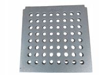 RUSZT ŻELIWNY DZIURKOWANY SOLIDNY INVICTA LAUDEL UNIFLAM 29x29 z wycięciem