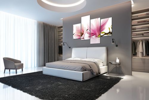 Obraz Płótno 120X70 Różowe Magnolie na Arena.pl