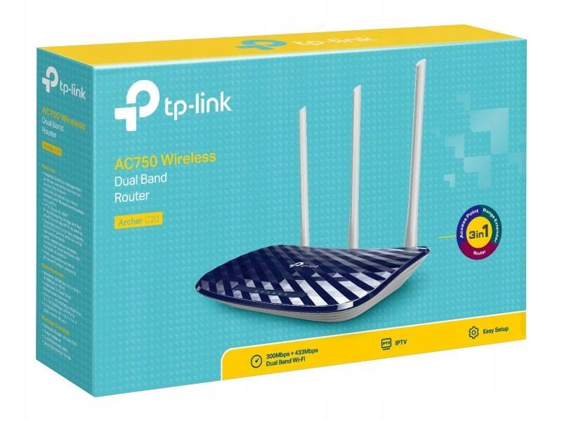 Router TP-Link Archer C20 (AC750) zdjęcie 7