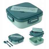 Lunchbox z przegrodkami sniadaniowka ze sztuccami 1100ml KITE