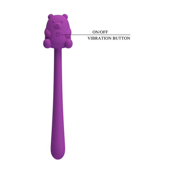 Cute Bear, Flirting Stick, 7 Vibration Functions, Magnetic Usb Charging zdjęcie 9