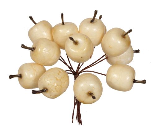 Jabłuszka rajskie do aranżacji kremowe 10 cm na Arena.pl