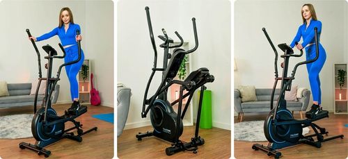 Trenażer eliptyczny 110kg rower magnetyczny orbi-trek solidny stacjonarny na Arena.pl