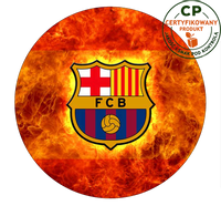 Opłatek na tort FC Barcelona Barca