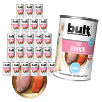 BULT JUNIOR mokra karma dla psa Kurczak i Łosoś 24x400g Dla szczeniąt