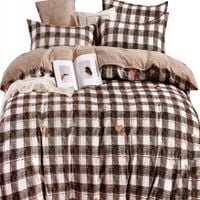 KOMPLET POŚCIELI 160x200 BAWEŁNA + 2x POSZEWKA