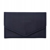 Etui podróżne na biżuterię, lekkie, z kieszeniami na zamek, miękkie, do