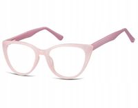 OPRAWKI Okulary Korekcyjne Kocie Zerówki damskie marki SUNOPTIC + GRATISY