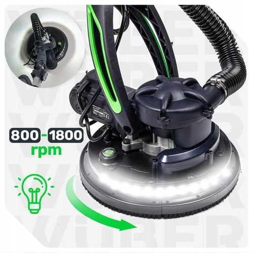 SZLIFIERKA DO GŁADZI GIPSU ŚCIAN SUFITU TYNKU ŻYRAFA WYSIĘGNIK 900W na Arena.pl