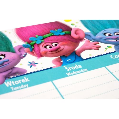 Plan Lekcji Trolls 22.5x15.5cm na Arena.pl