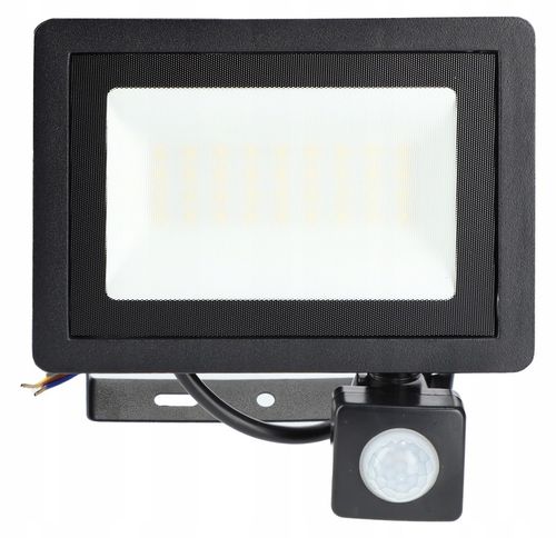 Naświetlacz LED SLIM 30W halogen czujnik ruchu zmierzchu reflektor halogen na Arena.pl