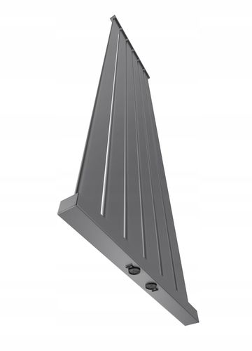 Grzejnik dekoracyjny LOTUS 120x61 SREBRNY 4 LUTY na Arena.pl